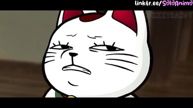 Dandadan Nights animated porn cartoon Futa fucked raw