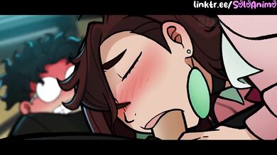 Dandadan Nights animated porn cartoon Futa fucked raw
