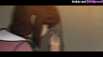 Dandadan Nights animated porn cartoon Futa fucked raw