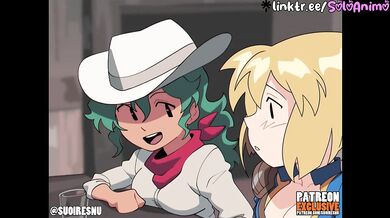 Cum explosions in animated cartoon porn