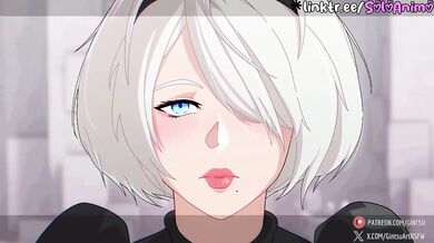 2B's Private Lesson raw animated hentai freakout