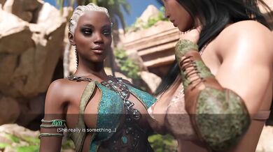 The Lust City #68 Ebony Goddess Gets Pounded Raw in HD Visual Novel