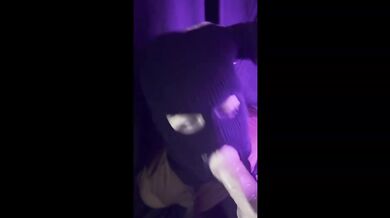 Blonde gives the sloppiest deepthroat with a massive cumshot