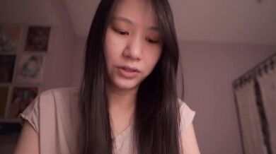 Cute Asian Girl ASMR forced to return her stuff after making a mess