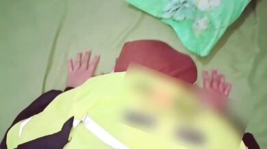 Ojol prank turns delivery girl into cum hungry slut Asian step sis doggystyle