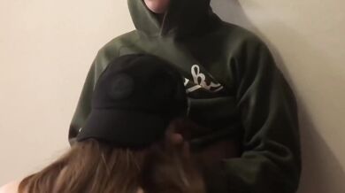 18yo Skips Class to Slurp Classmate’s Cock First Time