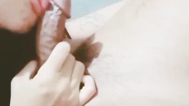 Amateur wife POV gets destroyed riding her tight wet slit while husband watches