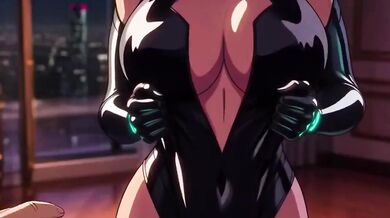 Cyborg assassin seduces target in luxury penthouse raw hentai passion