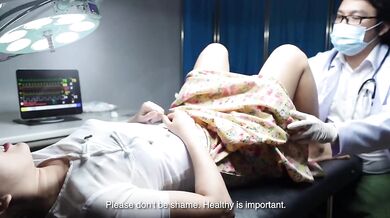 Burmese doctor destroys tight little patient raw hardcore creampie