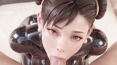 Chun Li Gets Destroyed in Latex Suit Bondage Hardcore Hentai Fuck