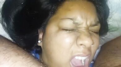 Big clit latina milf gushes on lesbian pussy