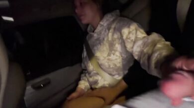 Caught fucking in public building wife gets rough doggystyle in uber