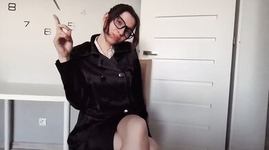 Schoolgirl or teacher her two faces will break you point of no return cum countdown