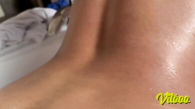 My boyfriend spreads my thick Latina ass in the jacuzzi doggystyle