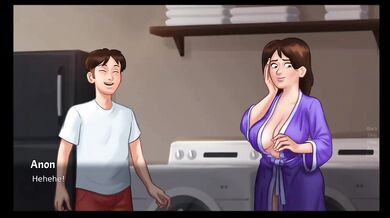 Step mom knew kept it secret but the game show saw everything anime hentai