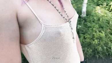 Risky Forest Sex Almost Busted Deepthroat Cumswap Glory Hole