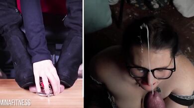ball trample CBT do not cum challenge femdom amateur handjob