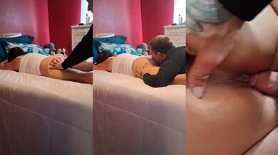 Amateur Couple Gets Destroyed Innasty Ass Licking Session