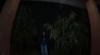 Rainy Night Tease Blowjob Deepthroat Down Jacket Double Cum