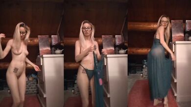 Blonde French Kinky Dress Up Lingerie Solo Lust