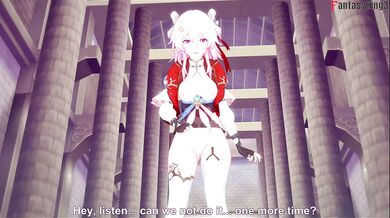 March 7th POV hentai blowjob big tits anime honkai star rail