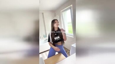 Nina Novak's huge ass destroyed brutal amateur deflowering creampie