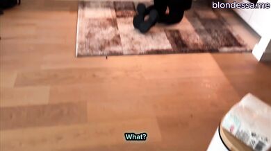 Virgin stepsister begs for my rating then gets her tight pussy wrecked raw