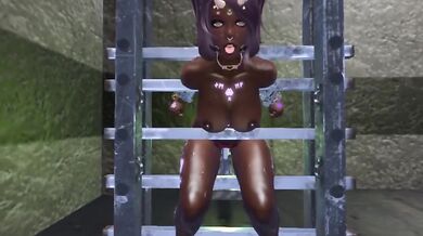 Two furries wrecked by their new mechanical toys