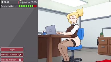 New secretary is a total fucking slut hentai blowjob