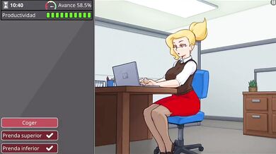 New secretary is a total fucking slut hentai blowjob
