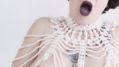 Pearls of ruined lust girl gushing anal toys solo dildo