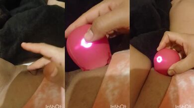 Latina clit sucking her toy raw while husband showers she gets caught