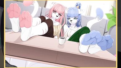 Furry femboy feet video game cum compilation destroyed