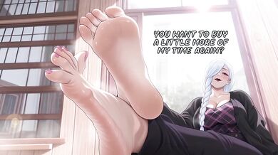 Mei Mei turns you into a slave with her jujutsu feet joi