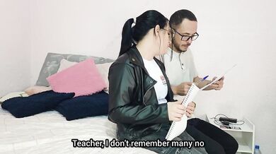 Professor gets his slutty student to ride all year long