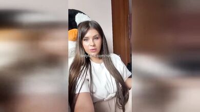 Virgin Nina Novak gets creampie fucked by thick cock until she’s slutty messy