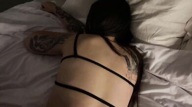 My step sister’s tight cunt gets destroyed in rough doggystyle cum