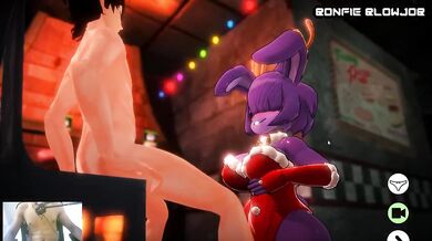 Busty bunny girl destroys your cock with sloppy cum thirsty blowjob