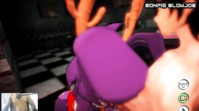 Busty bunny girl destroys your cock with sloppy cum thirsty blowjob