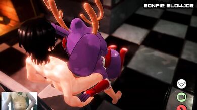 Busty bunny girl destroys your cock with sloppy cum thirsty blowjob