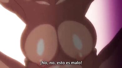 Latina anime hentai with huge bouncing tits destroyed in rough sex