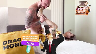 Passionate hotel fucking with a big dick rutting a hot Russian blonde