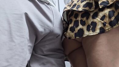 Stranger’s panties soaked in his raw dick while she let him cum deep inside