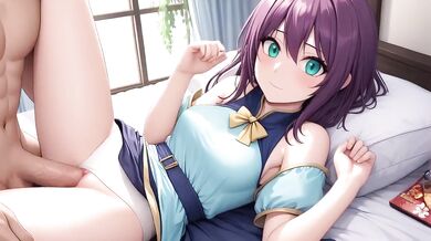 Big tits purple hair deep throat sloppy cumshot creampie hardcore store sex