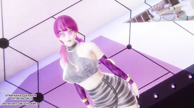 MAMAMOO's Starry Night Evelynn solo hentai uncensored MMD kpop dance game