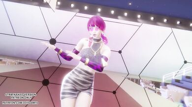 MAMAMOO's Starry Night Evelynn solo hentai uncensored MMD kpop dance game