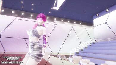MAMAMOO's Starry Night Evelynn solo hentai uncensored MMD kpop dance game