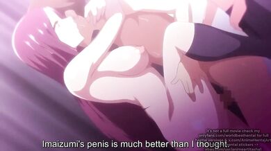 Best threesome in anime raw anal cum in pussy hentai