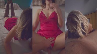 French couple Emile and Amelie destroyed in lingerie rough sex POV