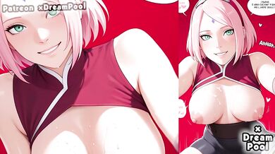 Sakura Haruno gets throat fucked by xDreamPool in brutal blowjob hentai